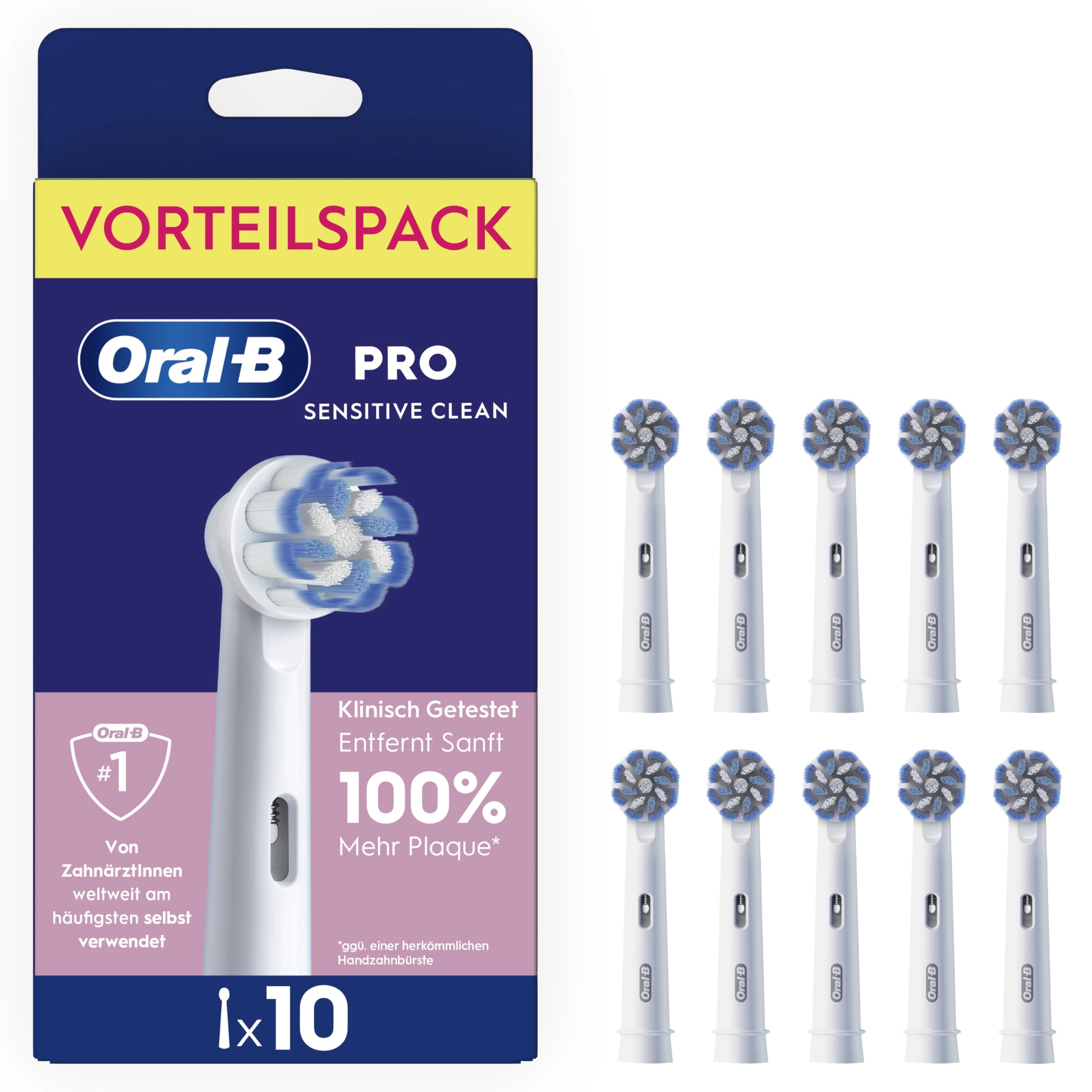 Oral-B Pro Sensitive Clean 10er Aufsteckbürsten