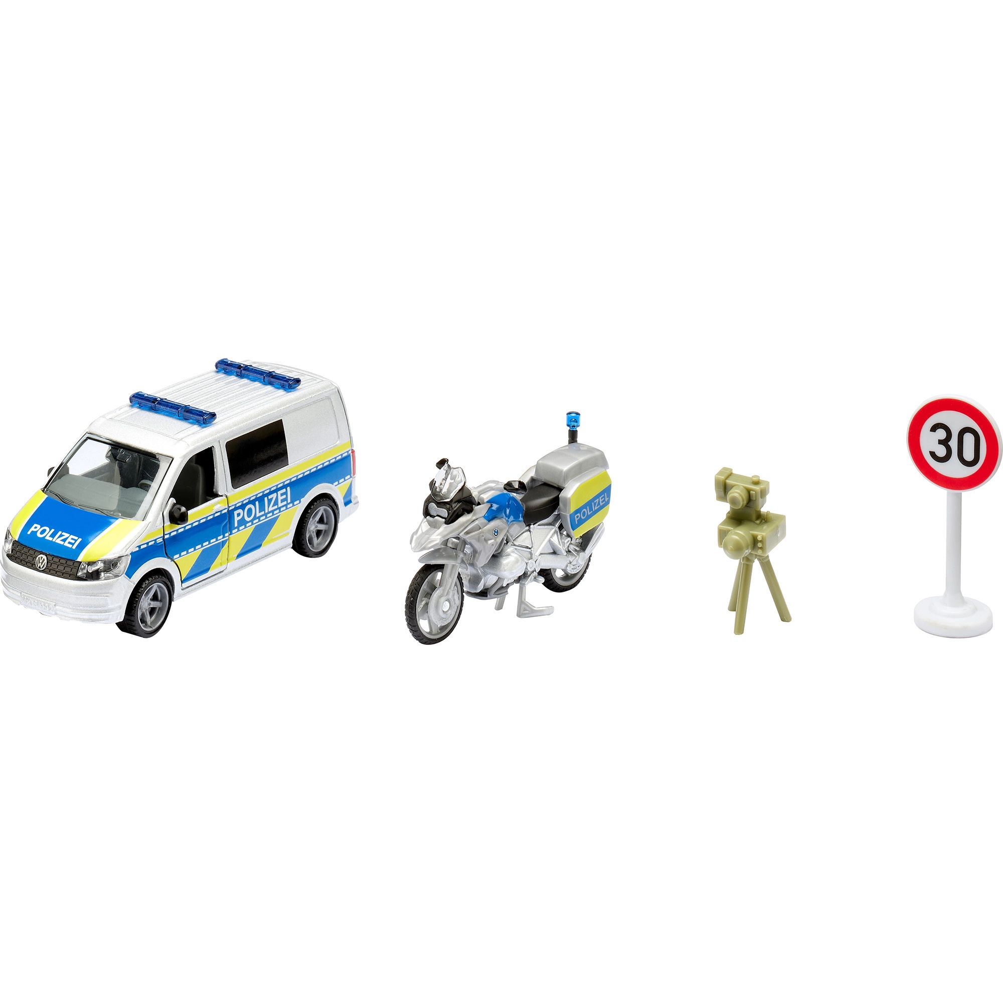 Siku VW T6 with motorbike police
