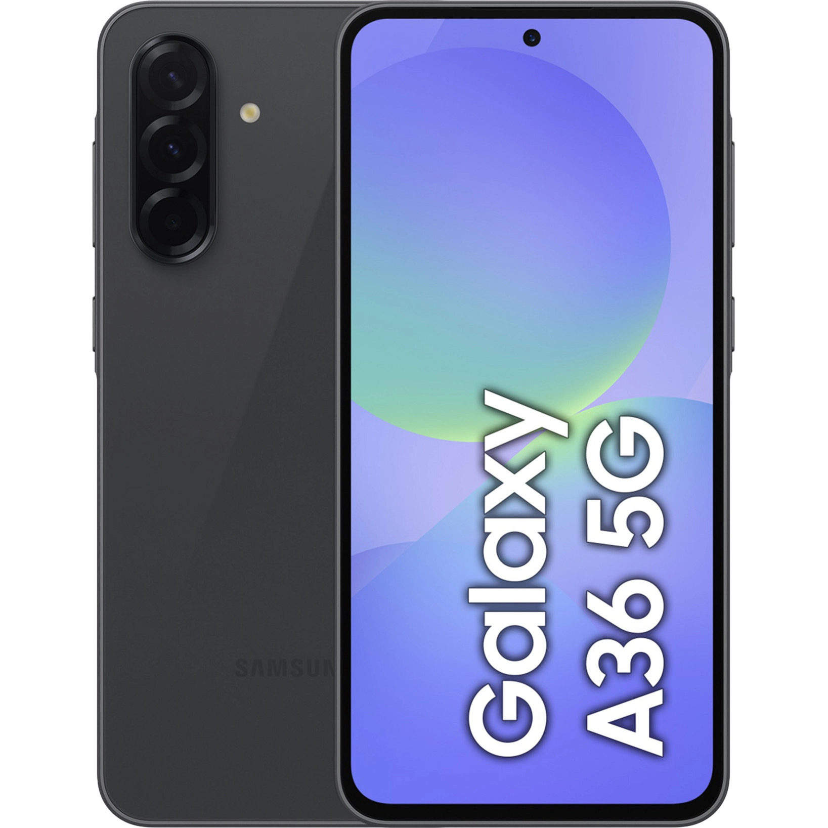 Samsung Galaxy A36 5G 17 cm (6.7") Divas SIM kartes Android 15 USB Veids-C 6 GB 128 GB 5000 mAh Melns