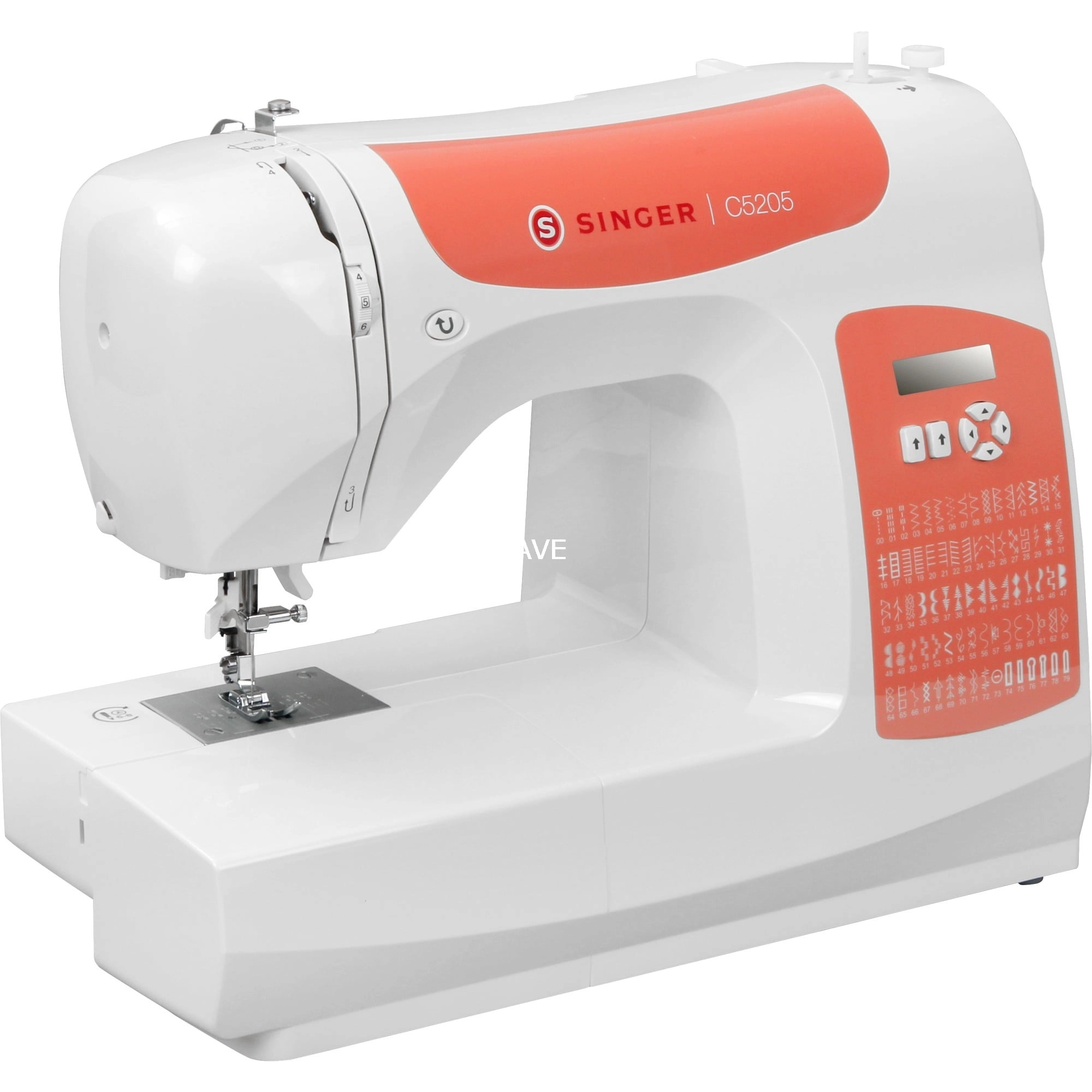 Singer sewing machine C5205 coralle orange
