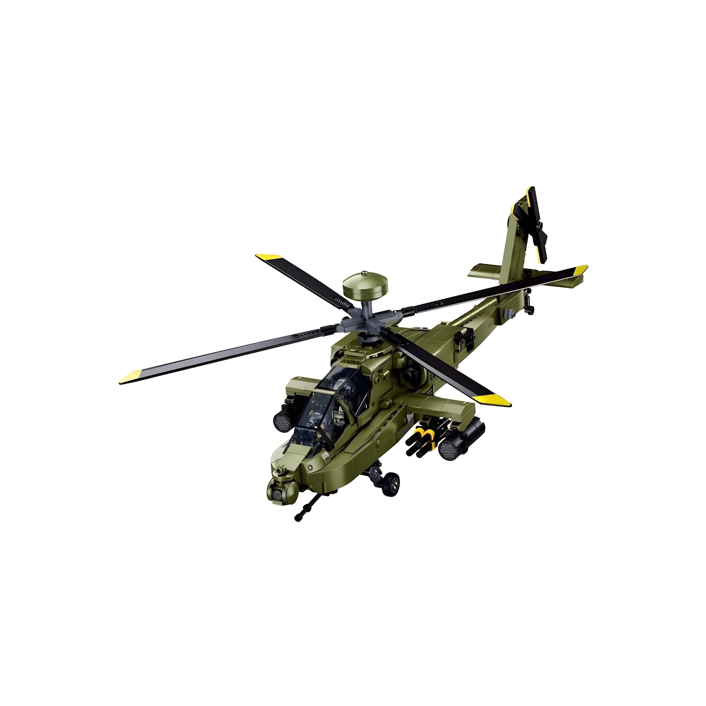 SLUBAN ModelBricks 1/44 AH-64D Apache 728