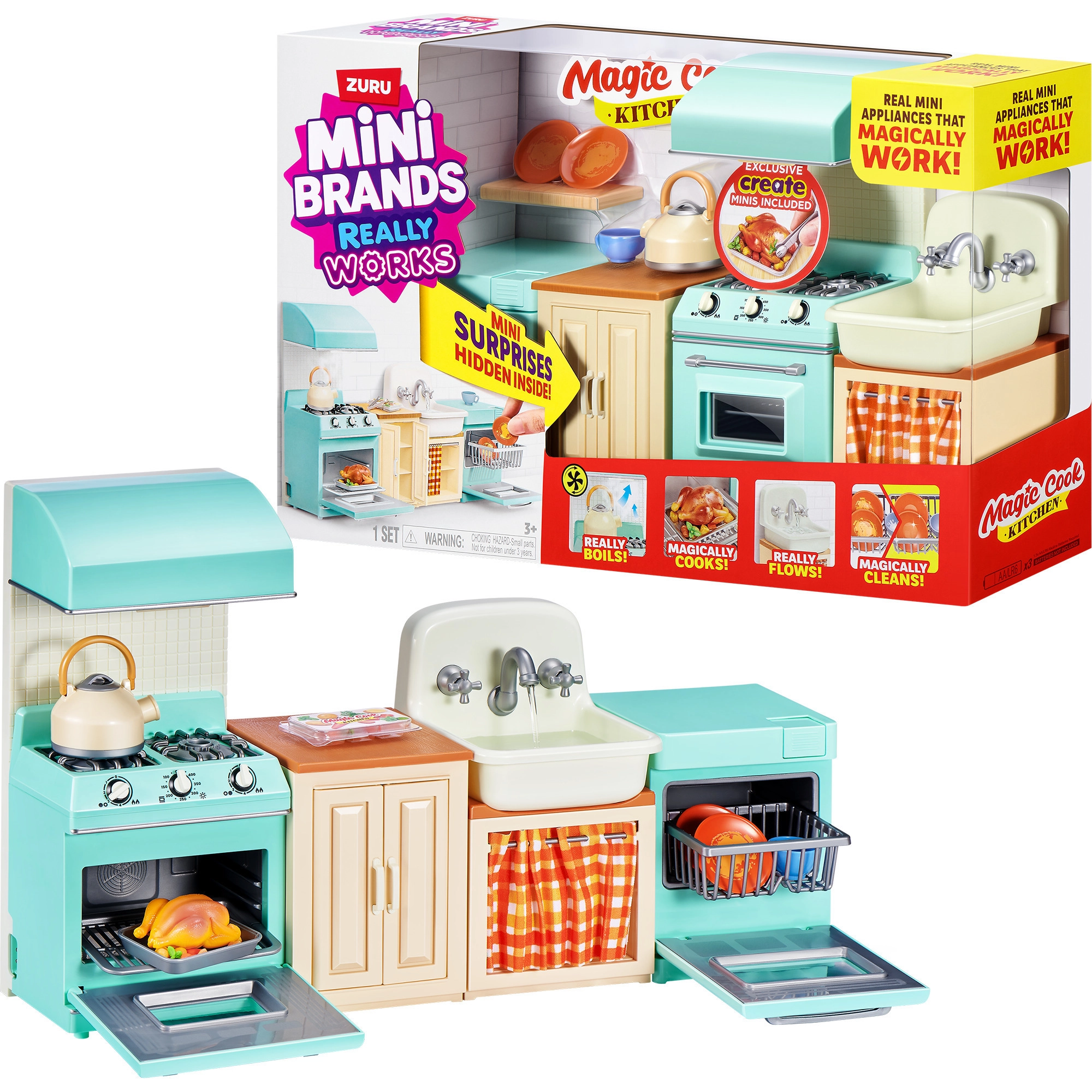 Mini Brands Magic Cook Kitchen Playset