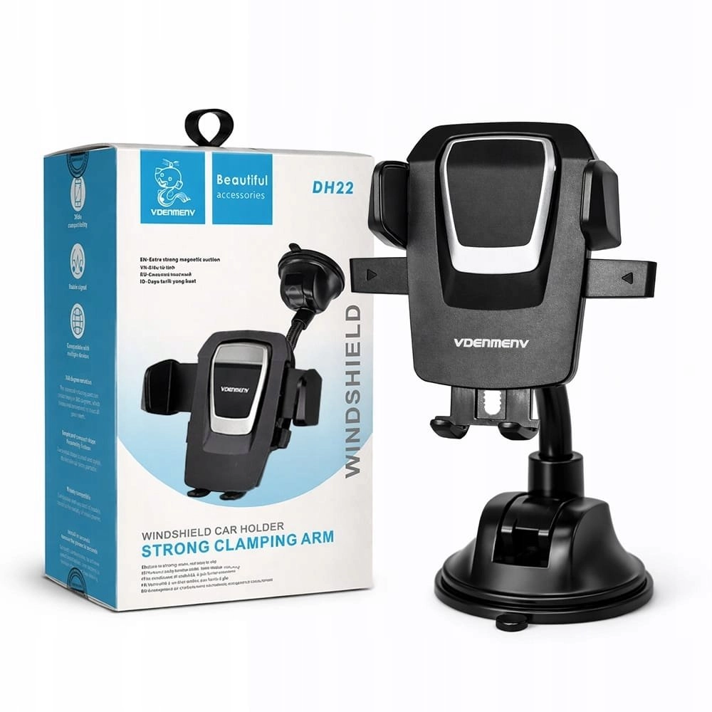 Denmen Car Window Holder Black DH22
