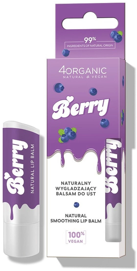 4ORGANIC_Natural Lip Balm natural smoothing lip
