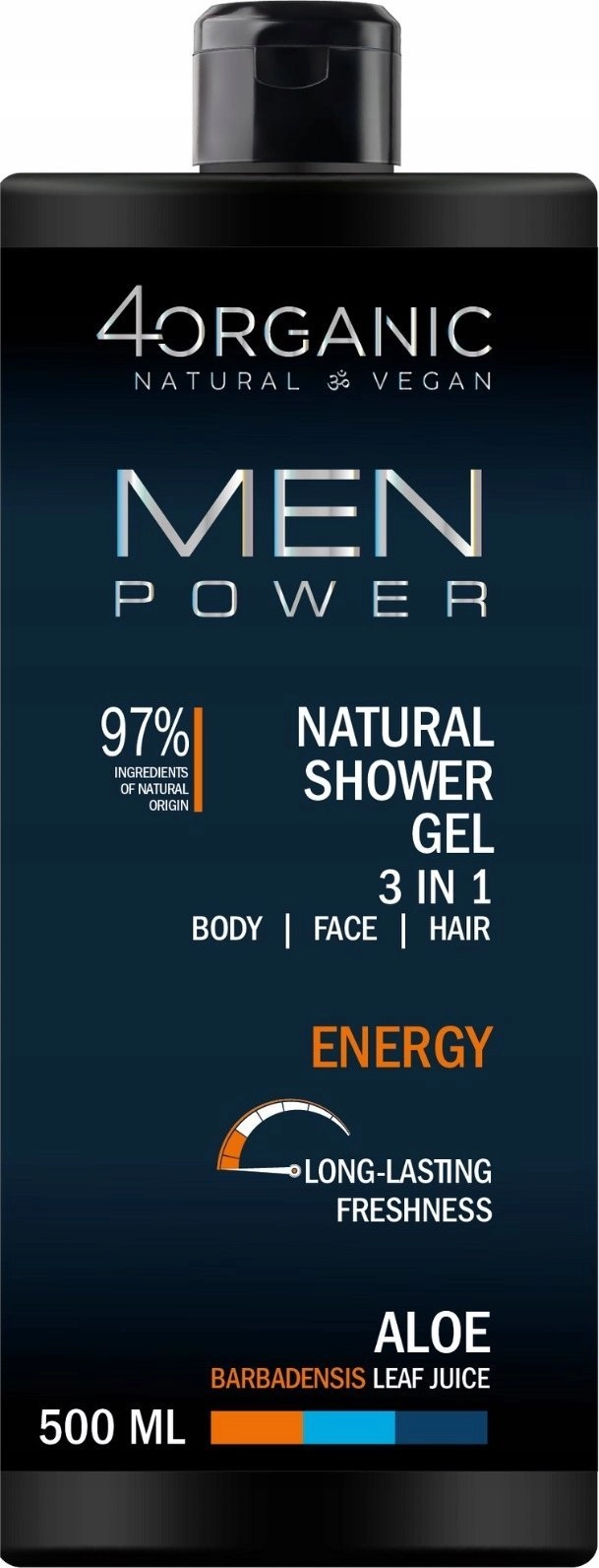 4ORGANIC_Men Power natural shower gel 3