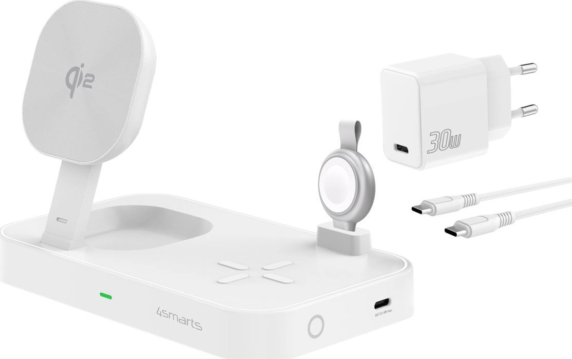 4smarts Qi2 Universal White AC Wireless
