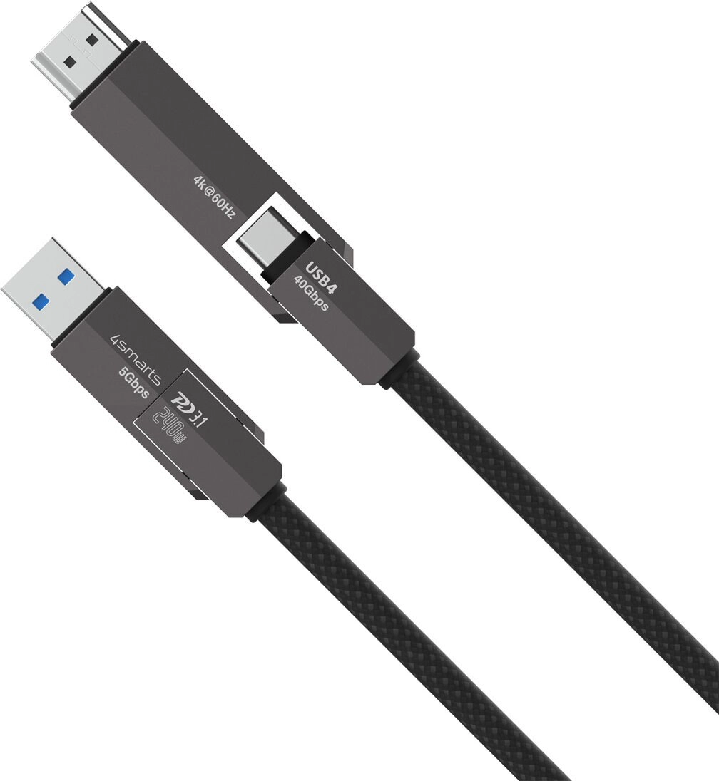 4smarts ComboCord USB4 HDMI cable 240W