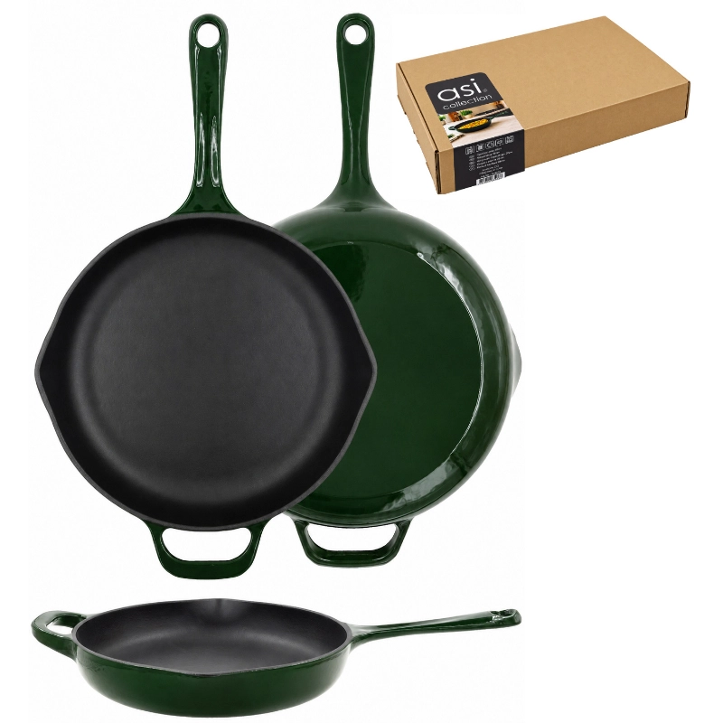 Čuguna panna 28 cm zaļa 24304036
