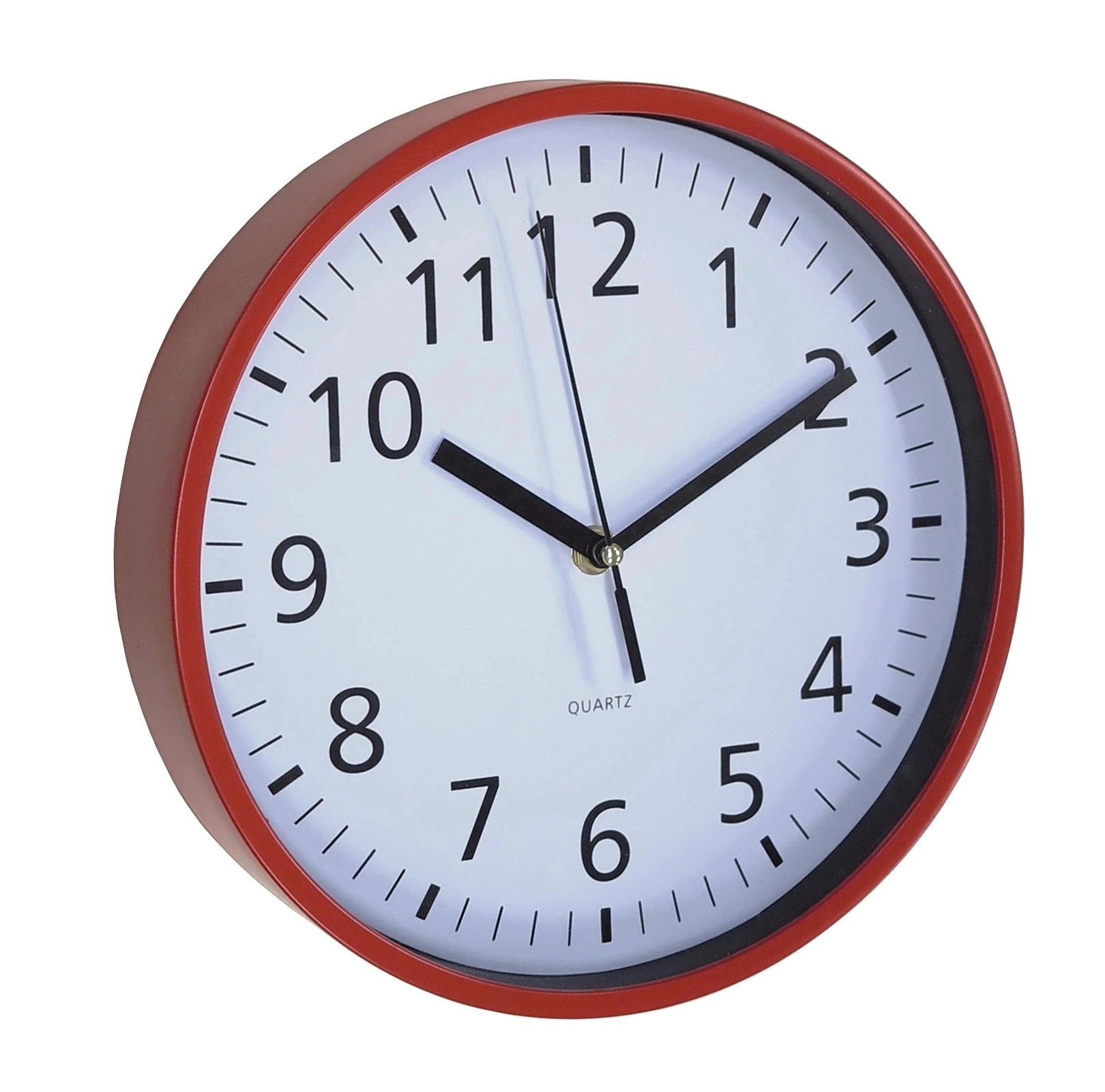 Wall clock Ø25.5cm red 24306001