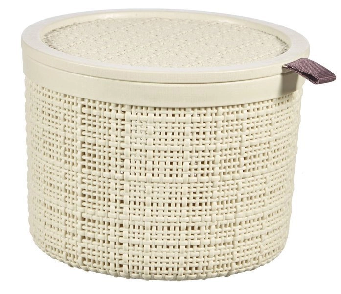 Curver Basket Jute Round Cream Stylish