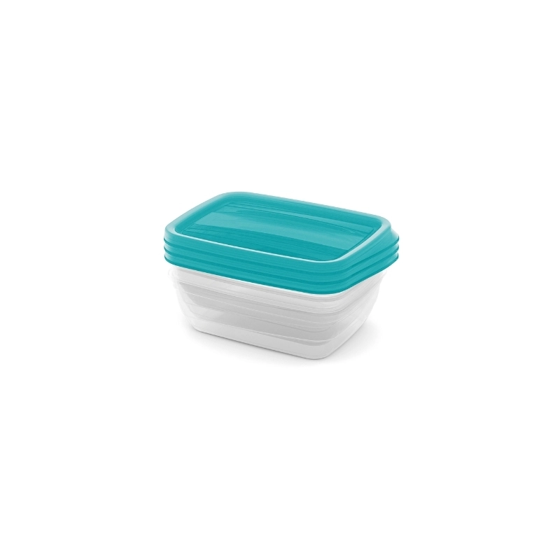 Set of food containers rectangular 3x1L