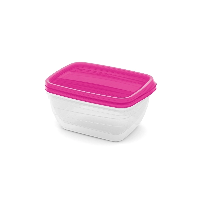 Set of food containers rectangular 2x1
