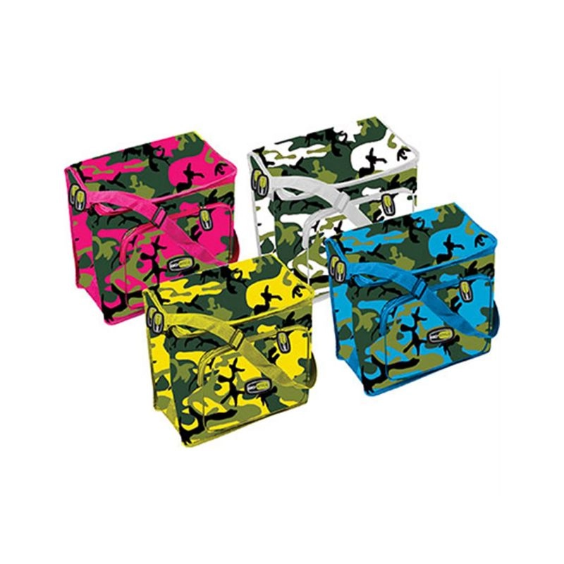 Thermal bag Camouflage 20 assorted fuchsia/blue/yellow/white
