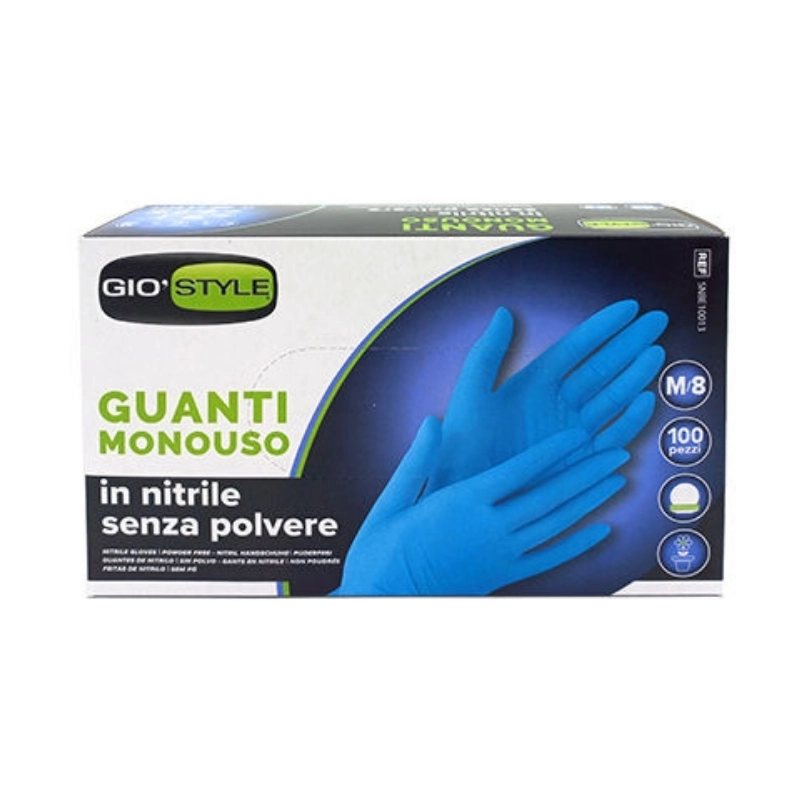 Nitrile gloves disposable 100 pcs. blue