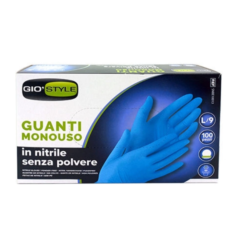 Nitrile gloves disposable 100 pcs. blue