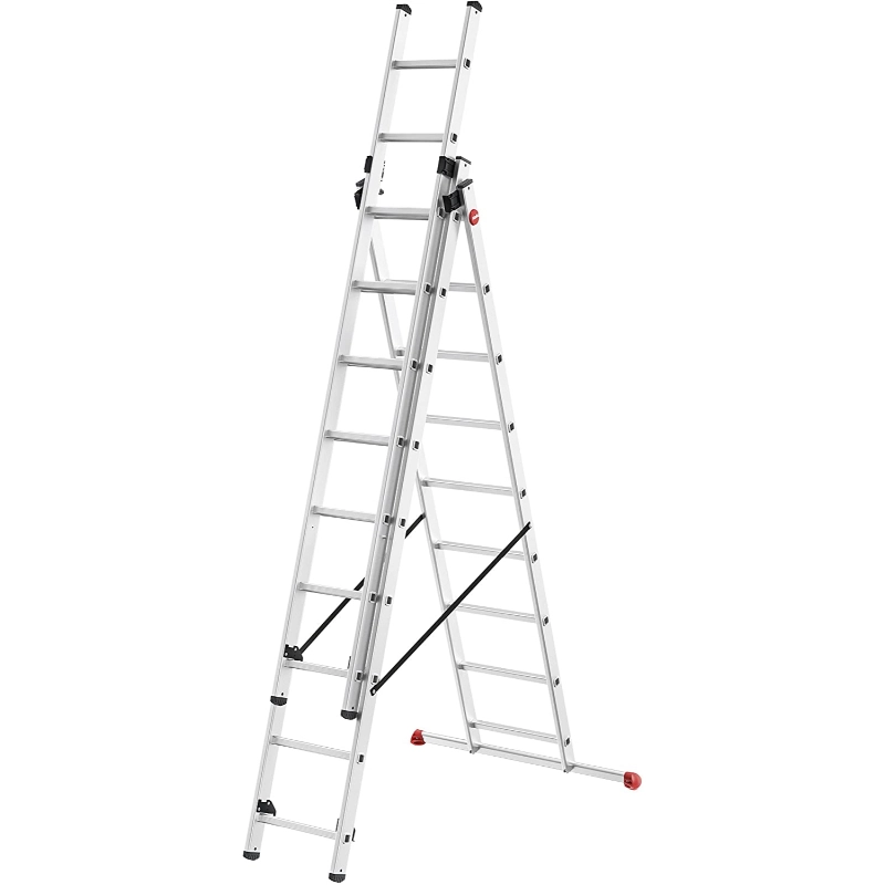 Hailo Hailo 3-piece combi ladder ProfiStep