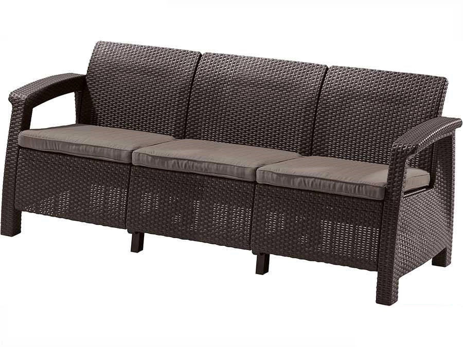 Darza divans trisvietigs Corfu Love Seat