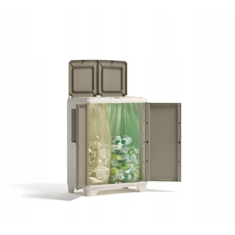 Waste sorting system Split Premium Wood