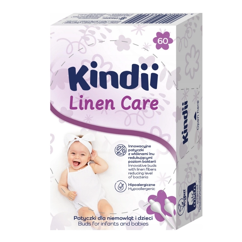 Cotton buds for babies Kindii Linen