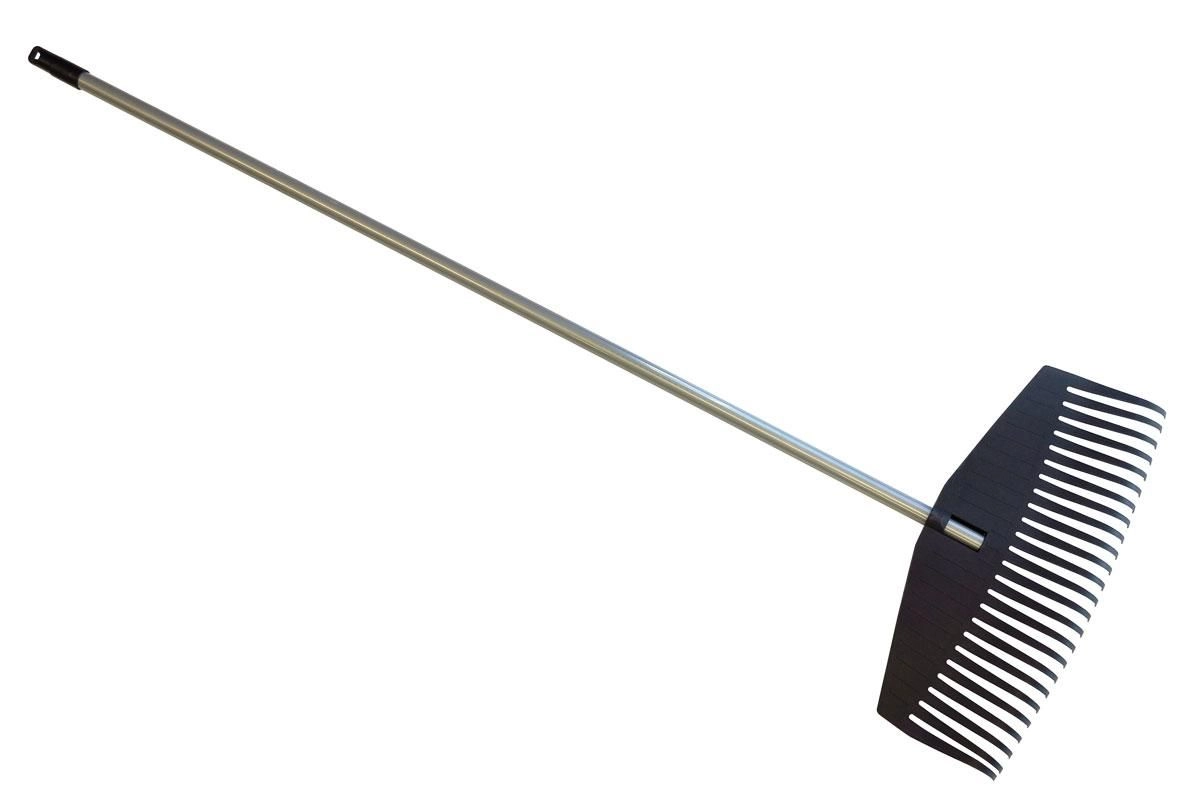Leaf rake with blade black 50cm