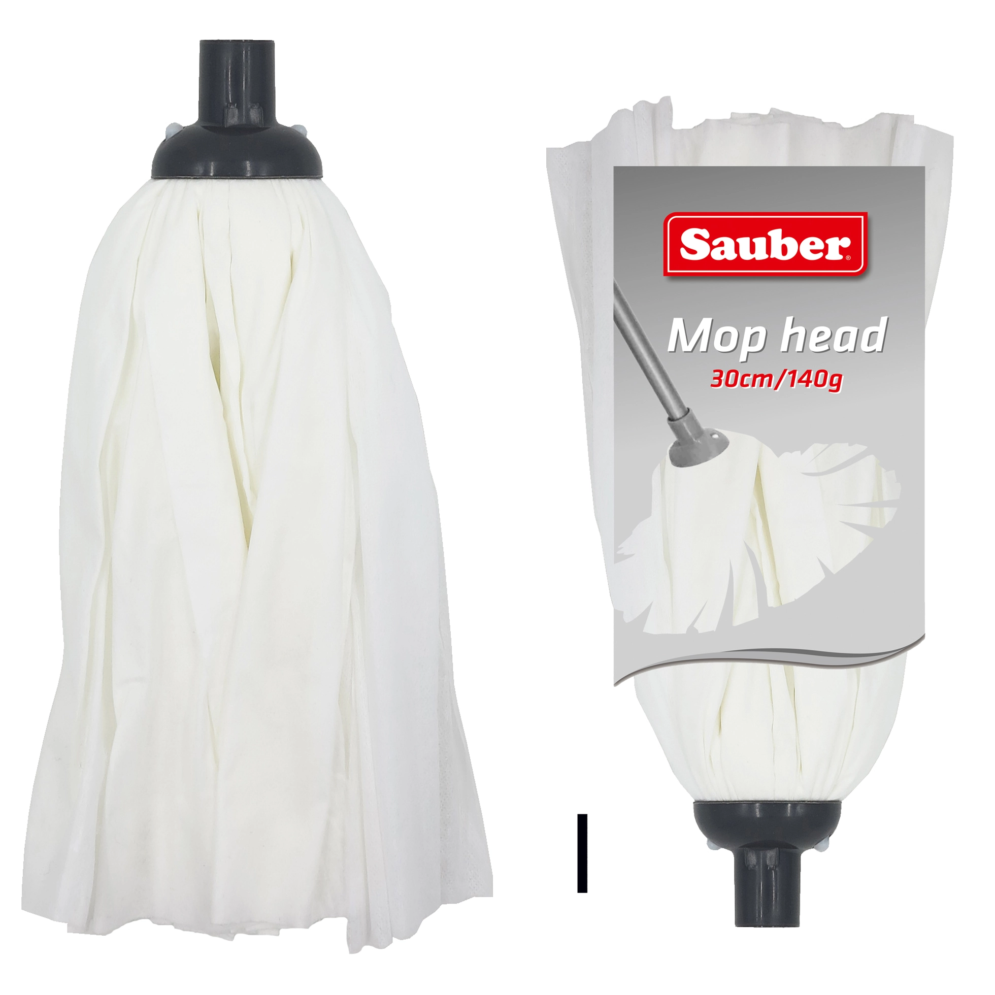 Interchangeable pop head viscous/polyester 140g /