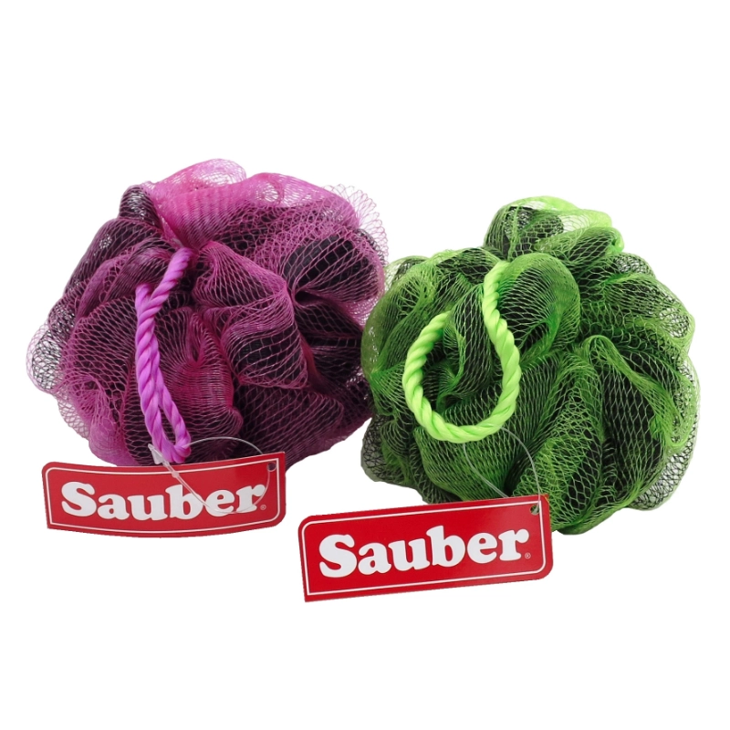 Piling net scarf black+green/yellow/orange/pink 8032638013000 24801300