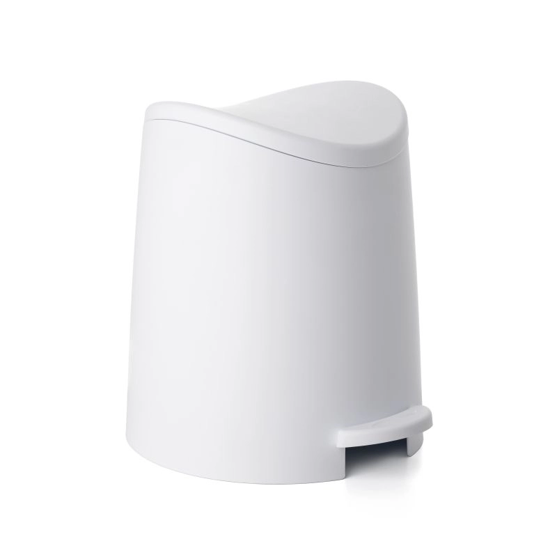 Bathroom pedal bin 3L Standard white
