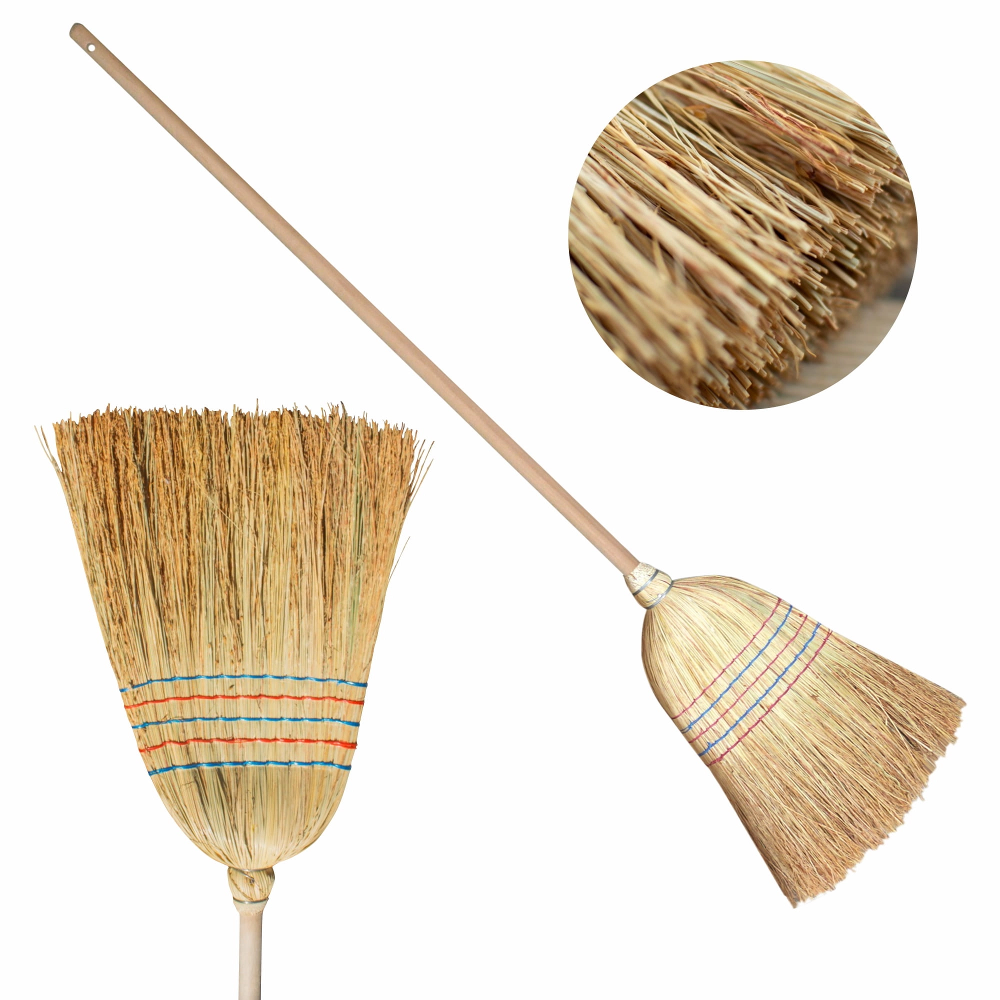 Universal broom with wooden handle Sorgo