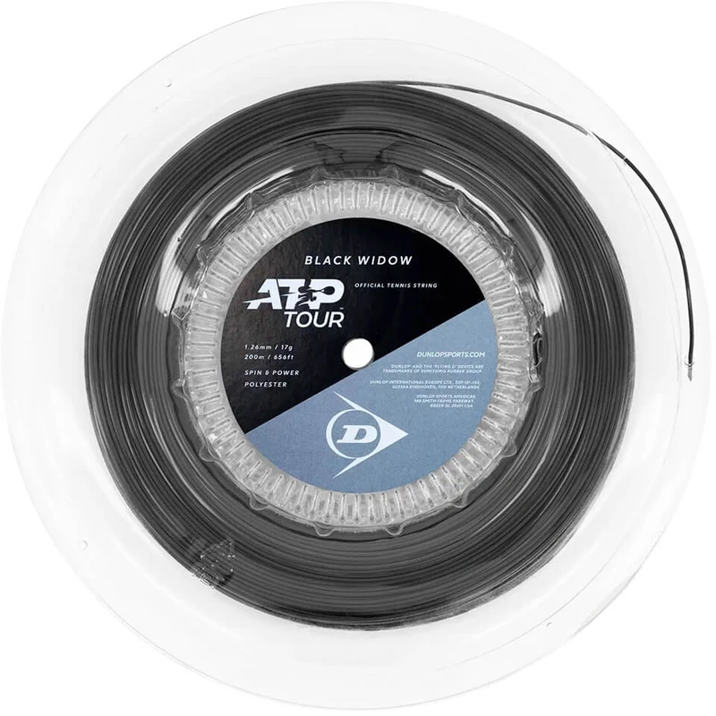 Stygos tenisui Juodas WIDOW ATP 17g/1