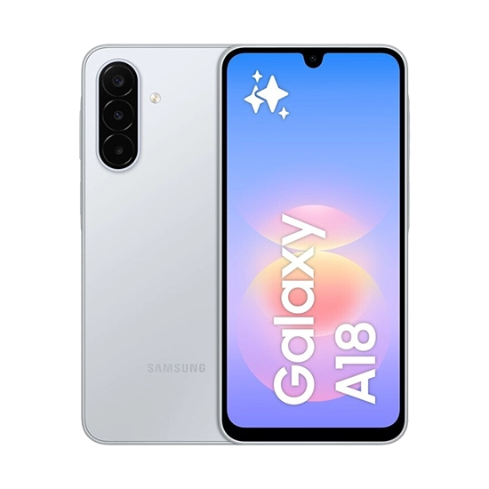 Samsung Galaxy A18 17 cm (6.7") Hibrīda duālā SIM Android 10 4G USB Veids-C 4 GB 128 GB 5000 mAh Sudrabs