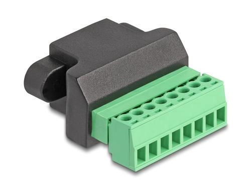 DELOCK RJ45 Buchse zu Terminalblock Adapter