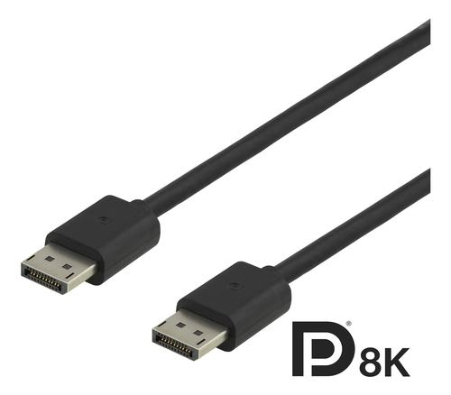 Deltaco DP8K-1030 DisplayPort cable 3 m