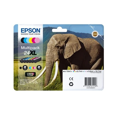 Epson Elephant 24XL Claria Photo HD