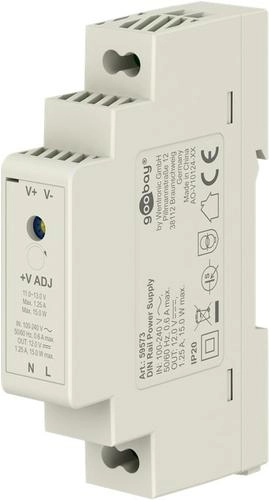 Goobay power cable DIN rail power