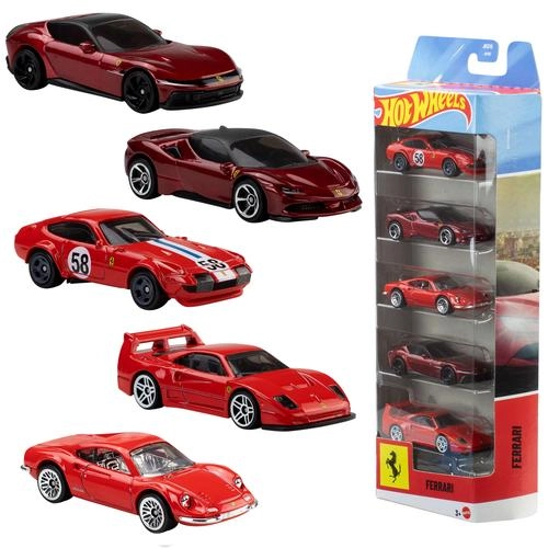 Hot Wheels Ferrari 5-Pack  Set of