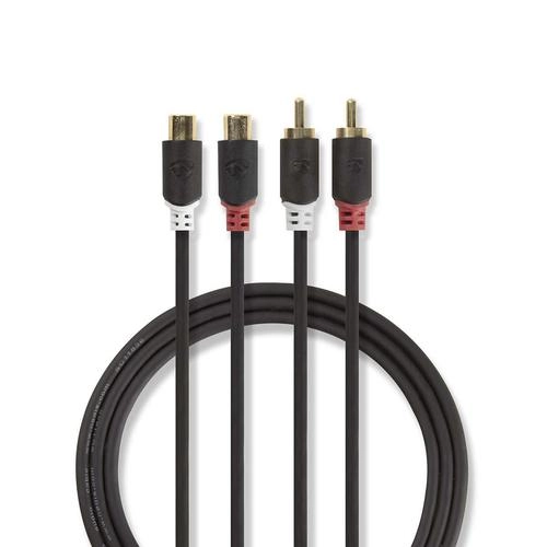 Kabelis Nedis 2x RCA - 2x