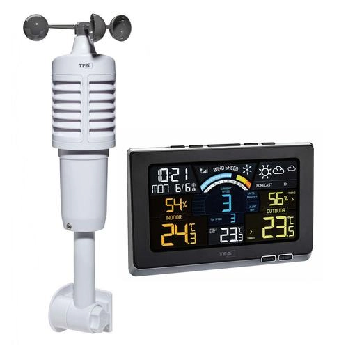 TFA-Dostmann Spring Breeze Black Anemometer (wind