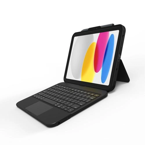 ZAGG Tough Keys-Apple-iPad 10th Gen/A16-Black-Czech/Slov(B2B Brown