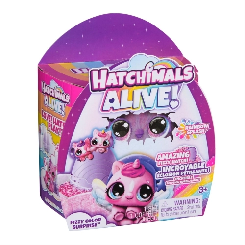 Hatchimals Alive  Rainbow Splash Fizzy Color