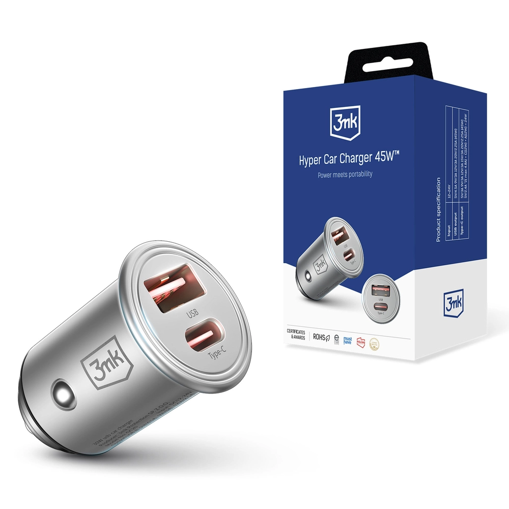 Accessories - 3mk Hyper Car Charger