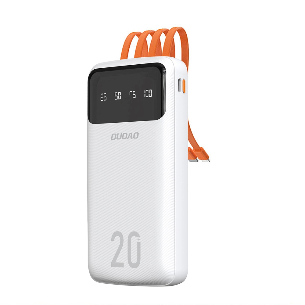 Dudao capacious powerbank with 3 built-in