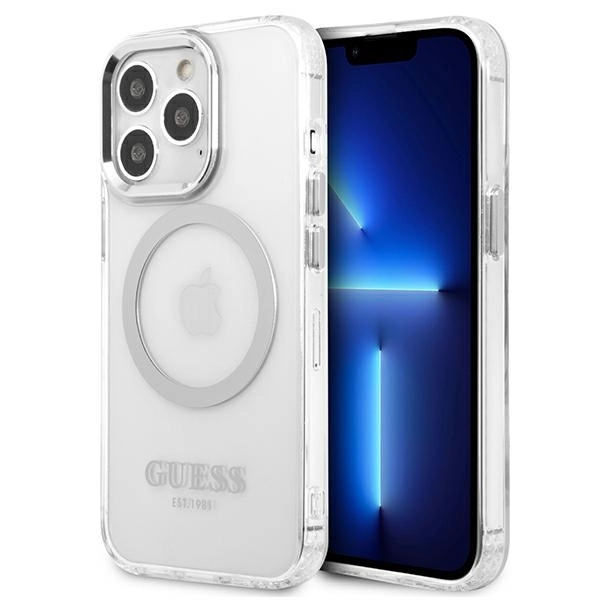 Guess Metal Outline MagSafe case for