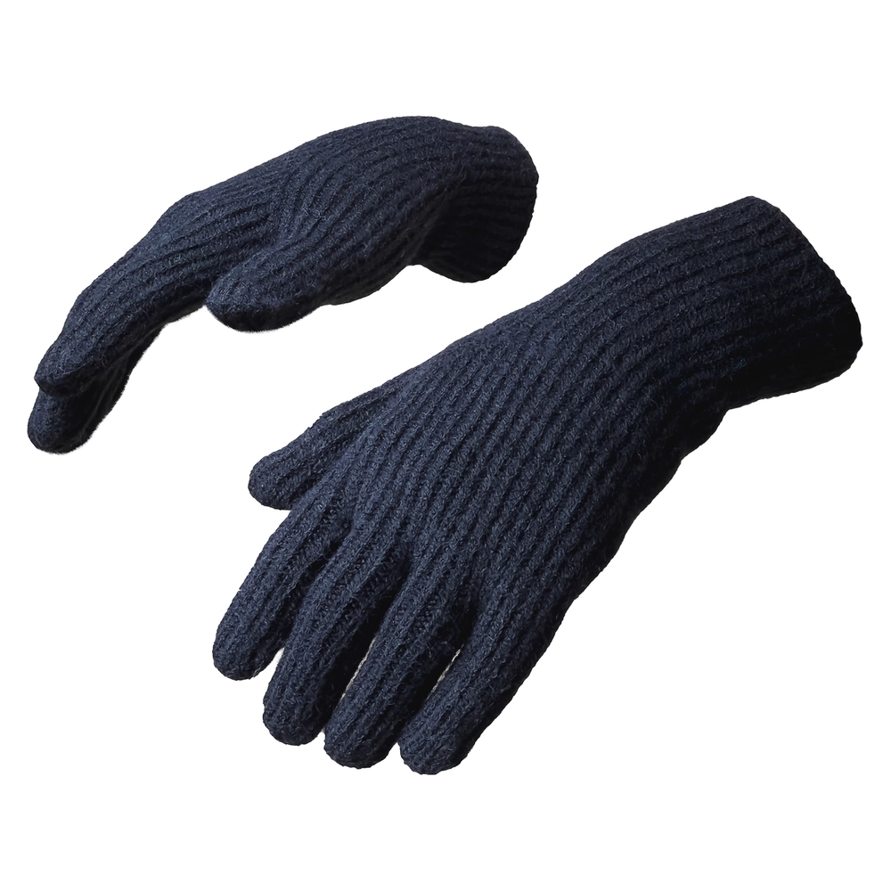 Braided telephone gloves with cut-outs for