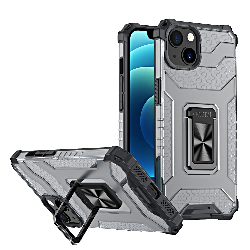Crystal Ring Case Kickstand Tough Rugged