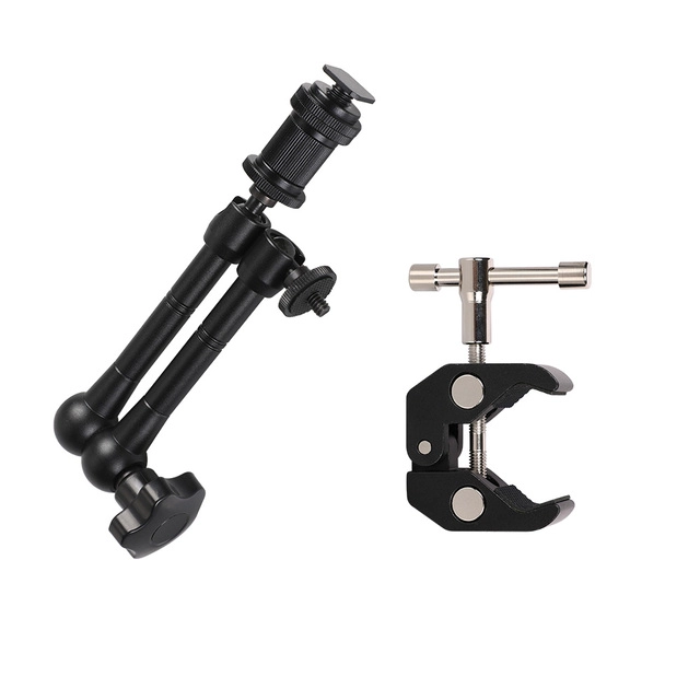 Clamp holder for camera camera microphone