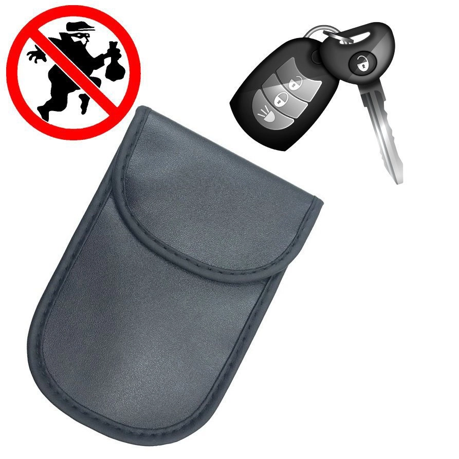Anti-theft case for car keys blocking