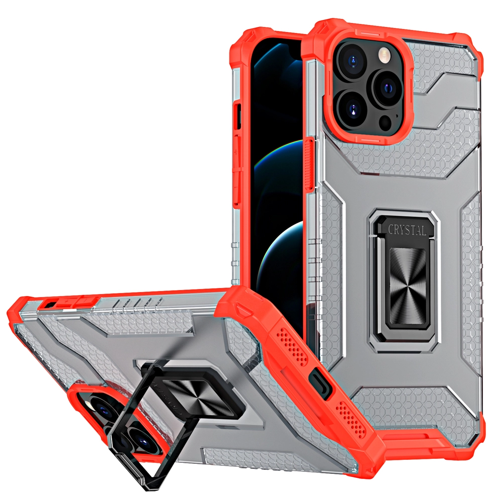 Crystal Ring Case Kickstand Tough Rugged