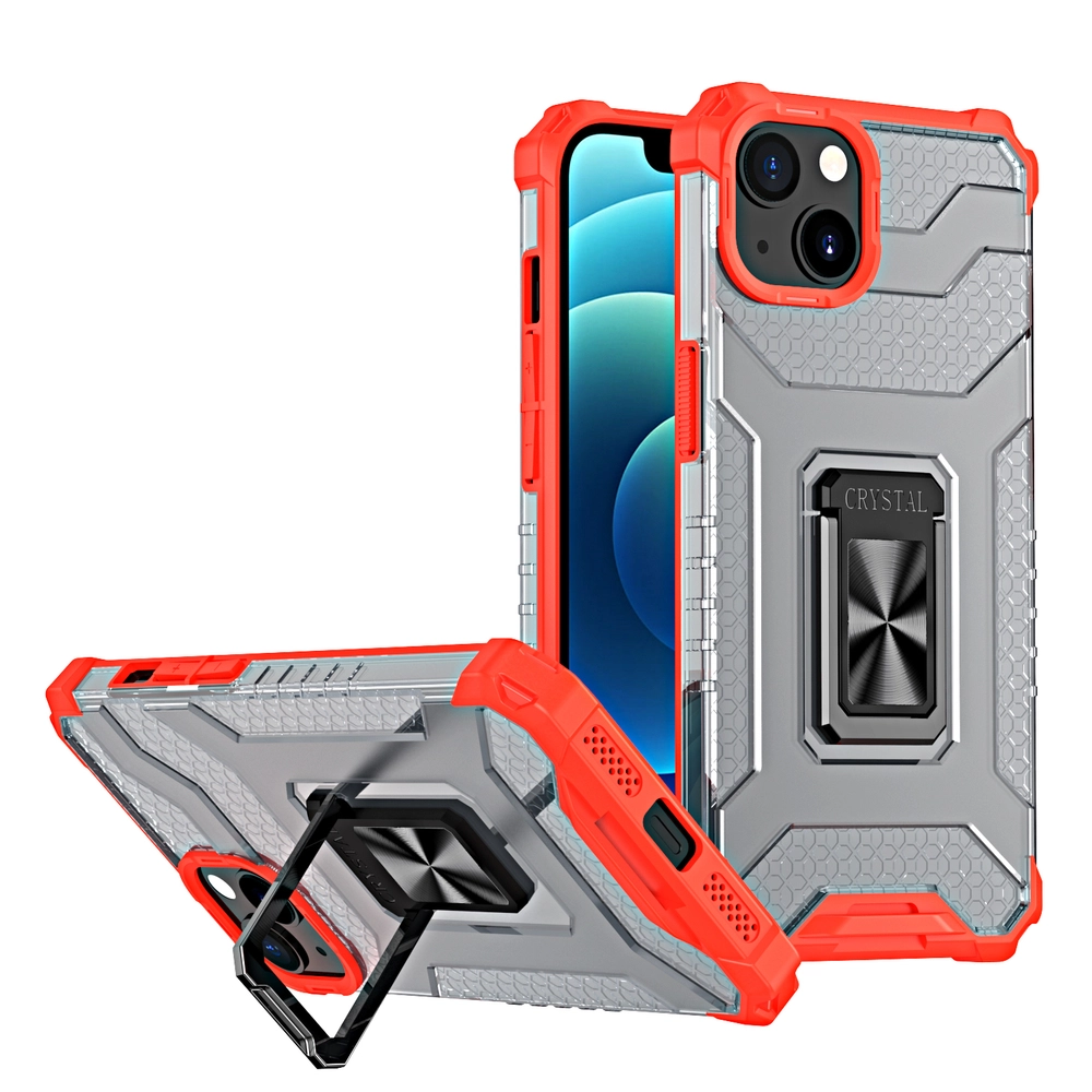 Crystal Ring Case Kickstand Tough Rugged