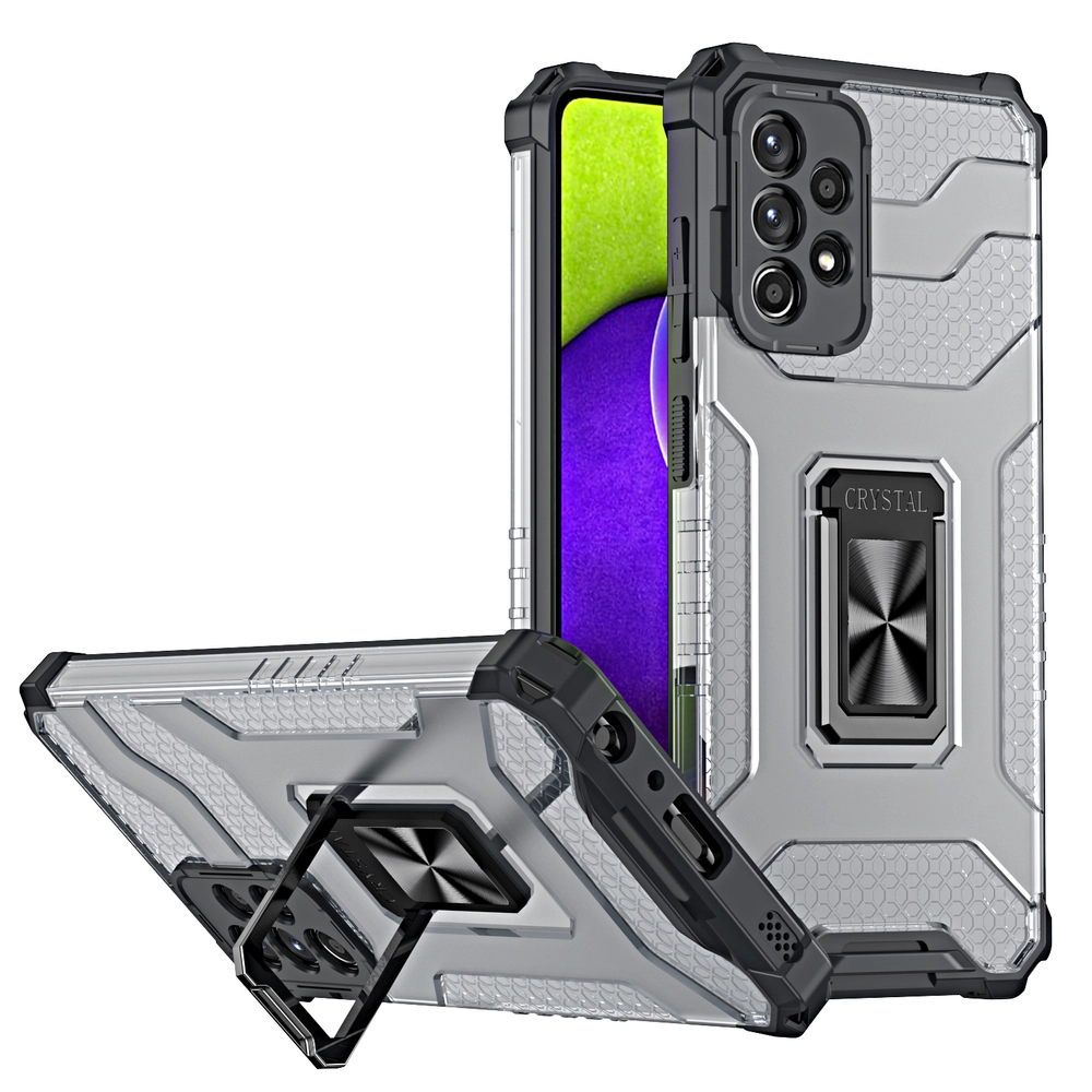 Crystal Ring Case Kickstand Tough Rugged