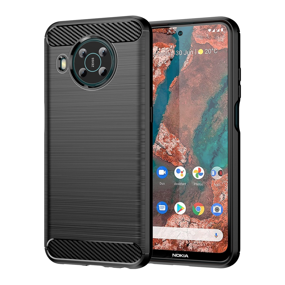 Carbon Case Flexible cover for Nokia